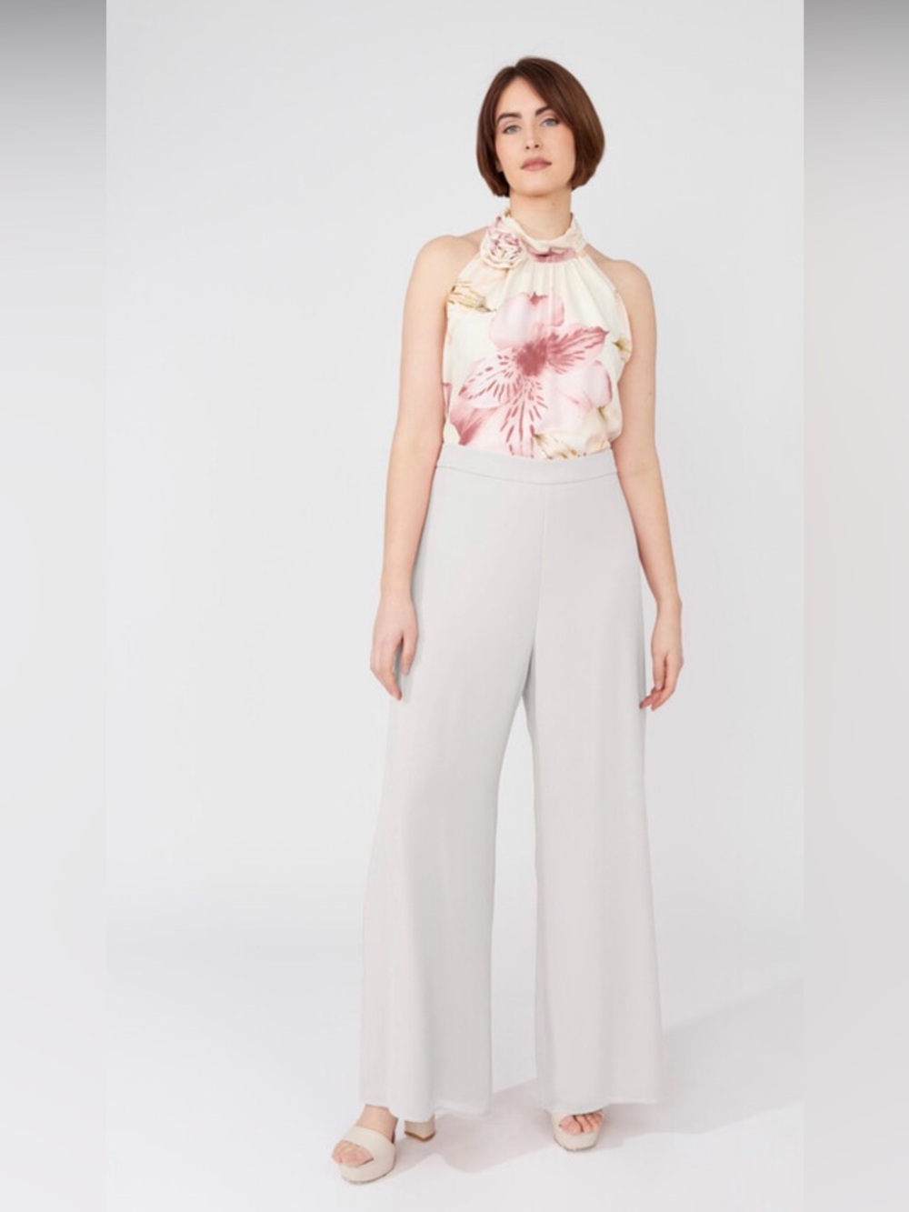 High-waisted Belted Trousers Style 258015